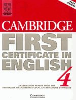 Cambridge first certificate in english 4