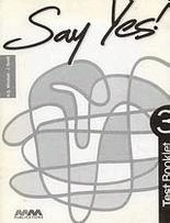 Say yes to english 3. Test booklet