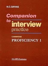 Companion to interview practice 1. Campridge proficiency