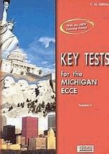 Key tests for the Michigan ECCE. Teacher's