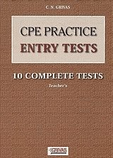 CPE practice. Entry tests. 10 complete tests. Teacher's