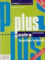 Plus extra elementary. Reading communication, teacher's book