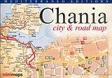 Chania. City and road map