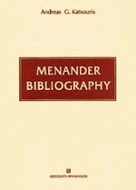 Menander bibliography