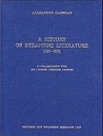 A history of byzantine literature 650-850
