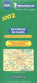 Environs of Paris  - Michelin 106