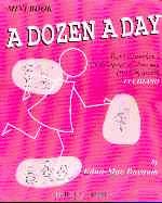 A dozen a day mini book