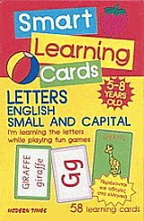 Smart learning cards Letters English Small and Capital