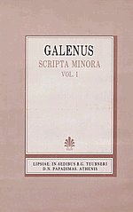 Galenus scripta minora I ()